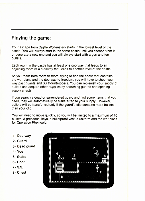 Castle Wolfenstein page 6